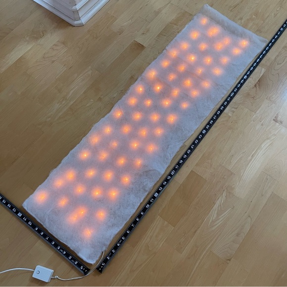 Lighted Snow Runner With Power Cord Holiday Halloween Christmas 45” x 13” - Picture 8 of 9